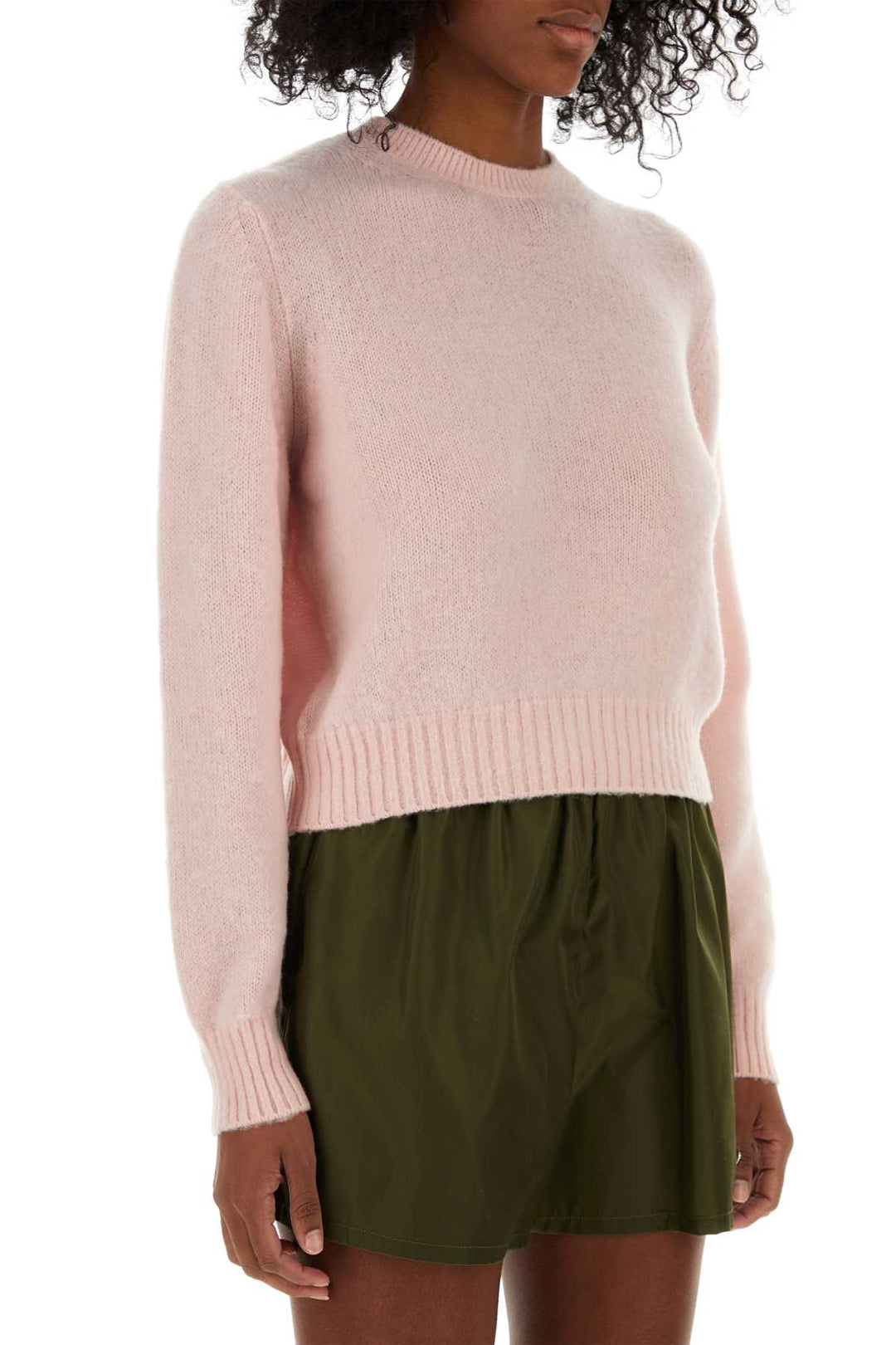 Prada Women Pink Cashmere Sweater