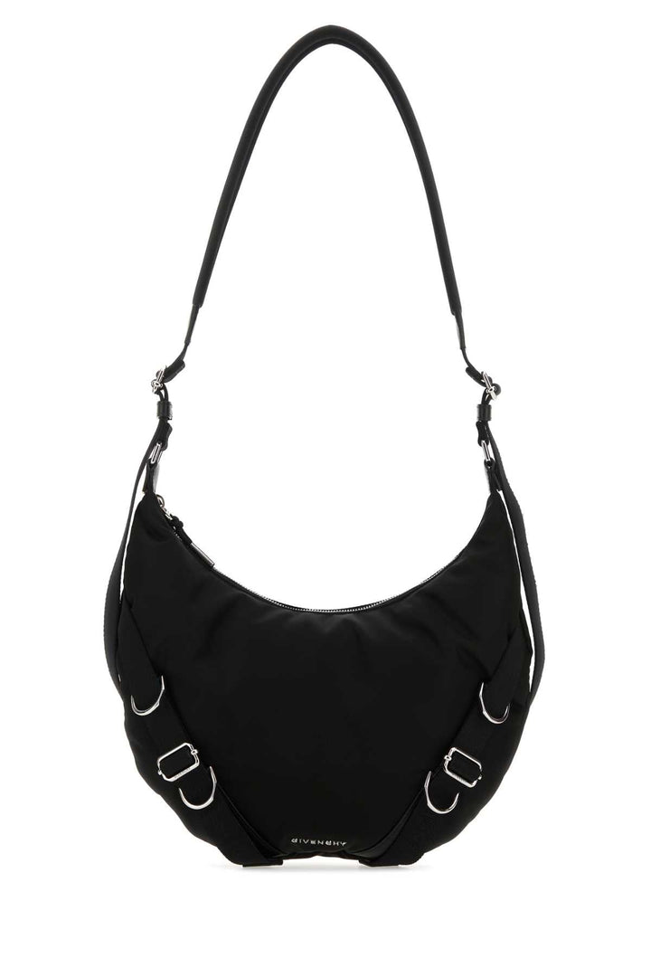Givenchy Men Black Nylon Blend Voyou Crossbody Bag