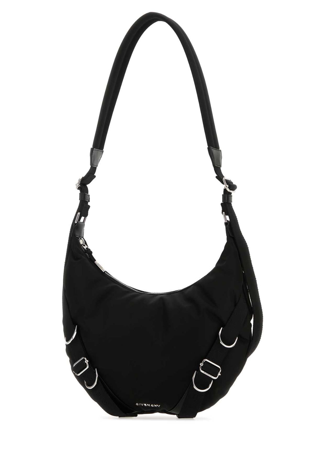 Givenchy Men Black Nylon Blend Voyou Crossbody Bag