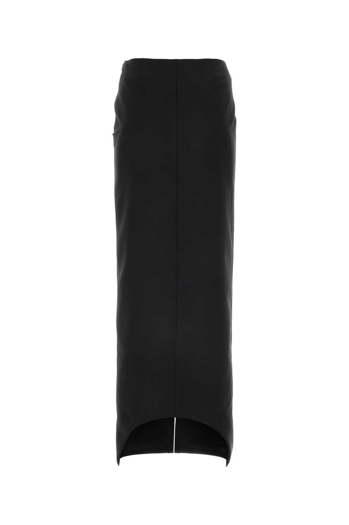 Givenchy Women Black Wool Blend Skirt
