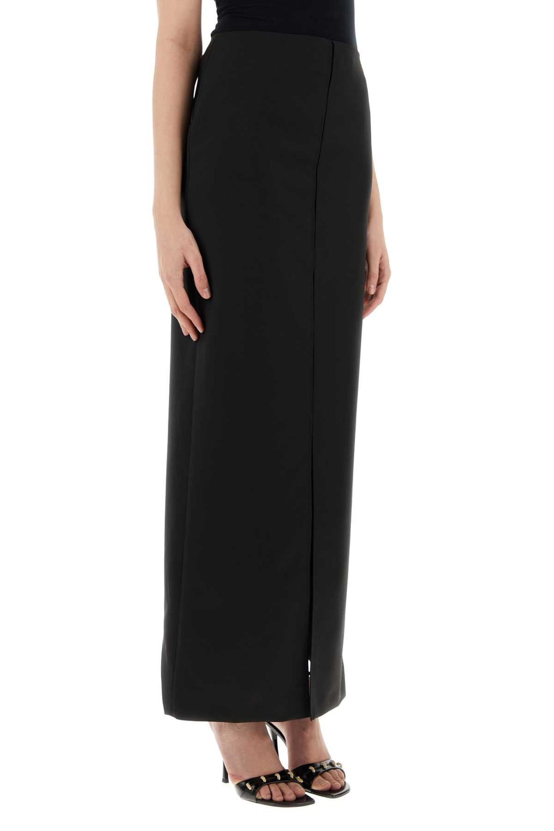 Givenchy Women Black Wool Blend Skirt