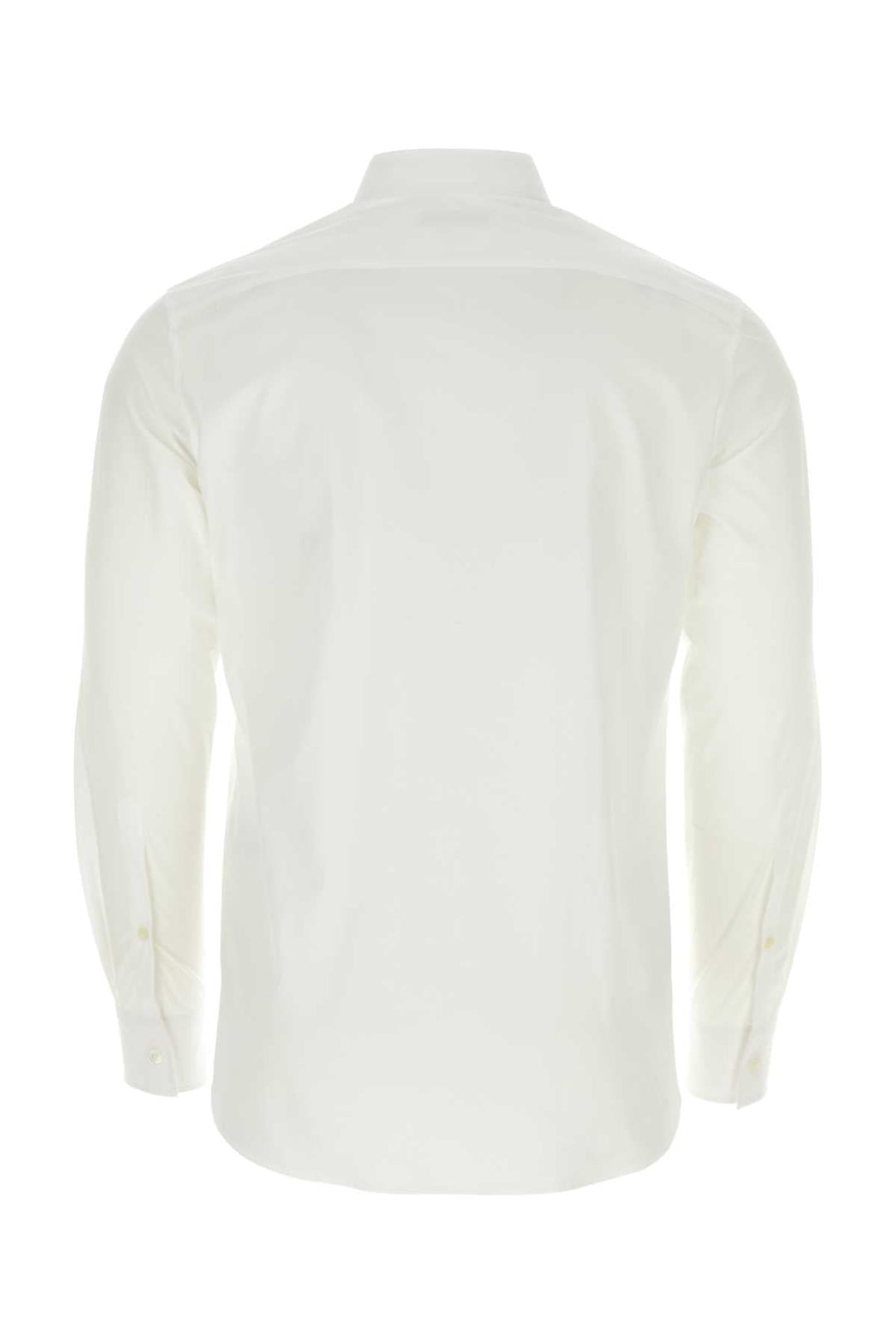 Valentino Garavani Men White Popeline Shirt