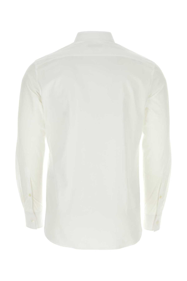 Valentino Garavani Men White Popeline Shirt
