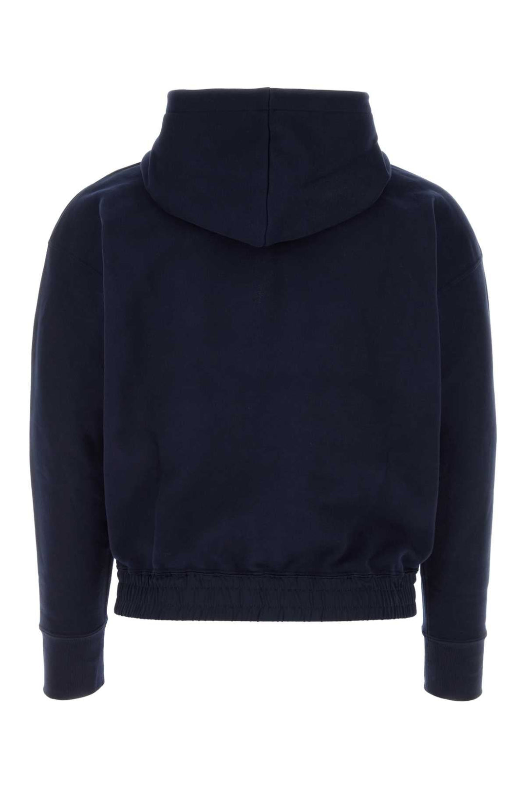 Saint Laurent Men Dark Blue Cotton Sweatshirt