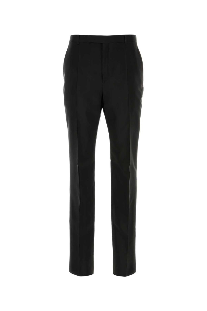 Saint Laurent Men Black Faille Pant