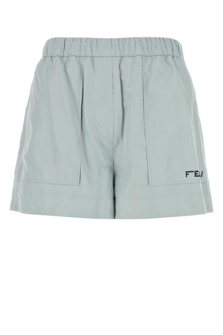 Fendi Women Powder Blue Polyester Shorts