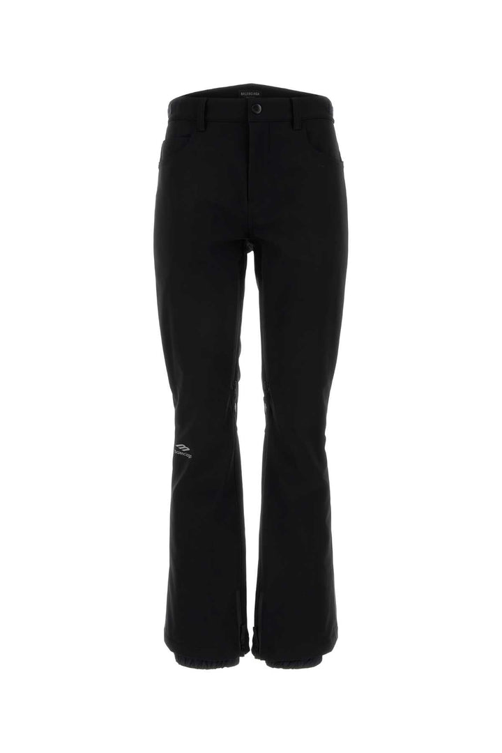Balenciaga Women Black Stretch Nylon Ski Pant