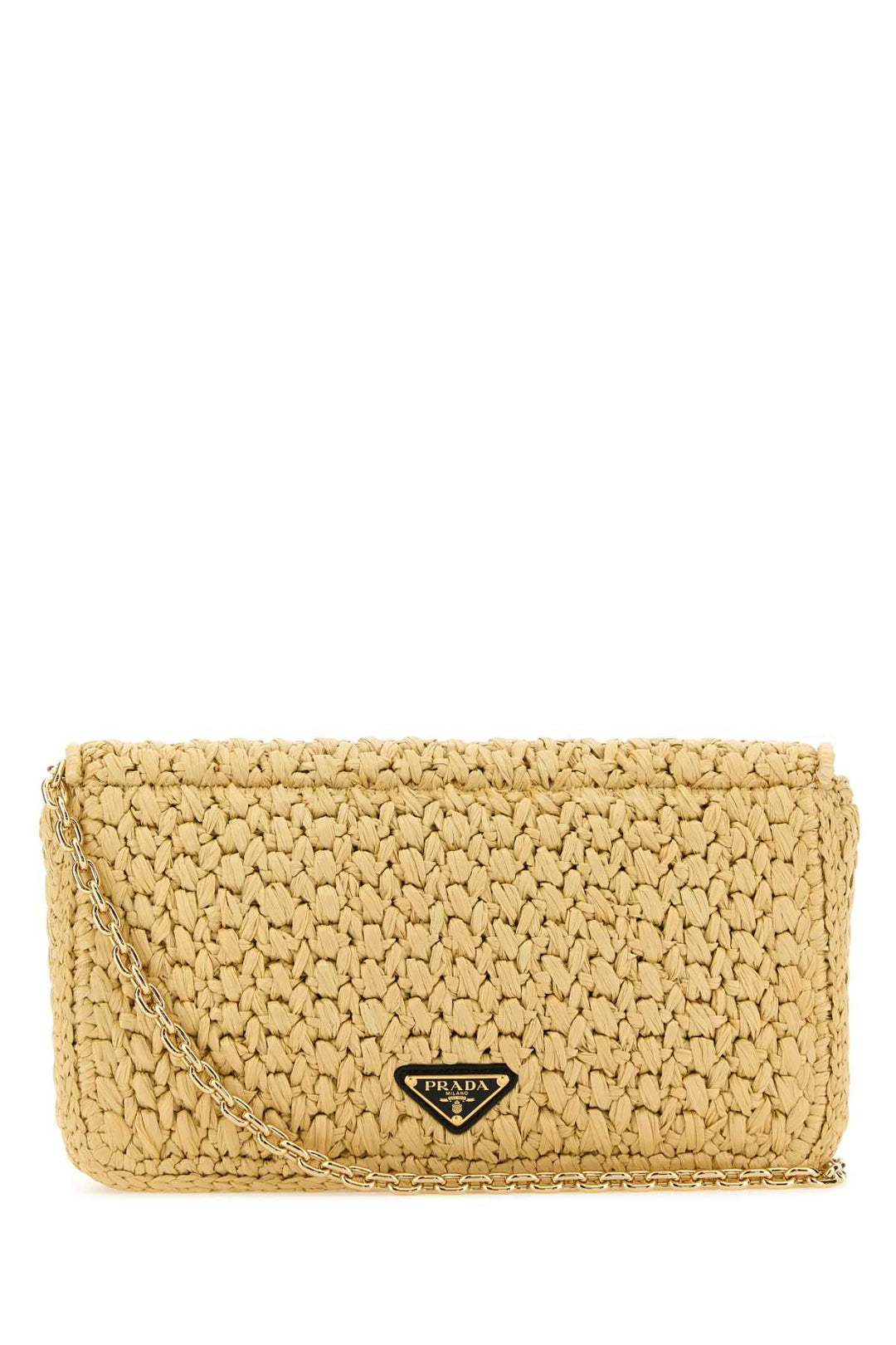 Prada Women Raffia Crossbody Bag
