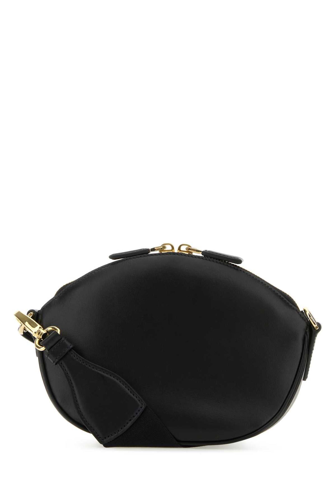 Prada Women Black Leather Crossbody Bag