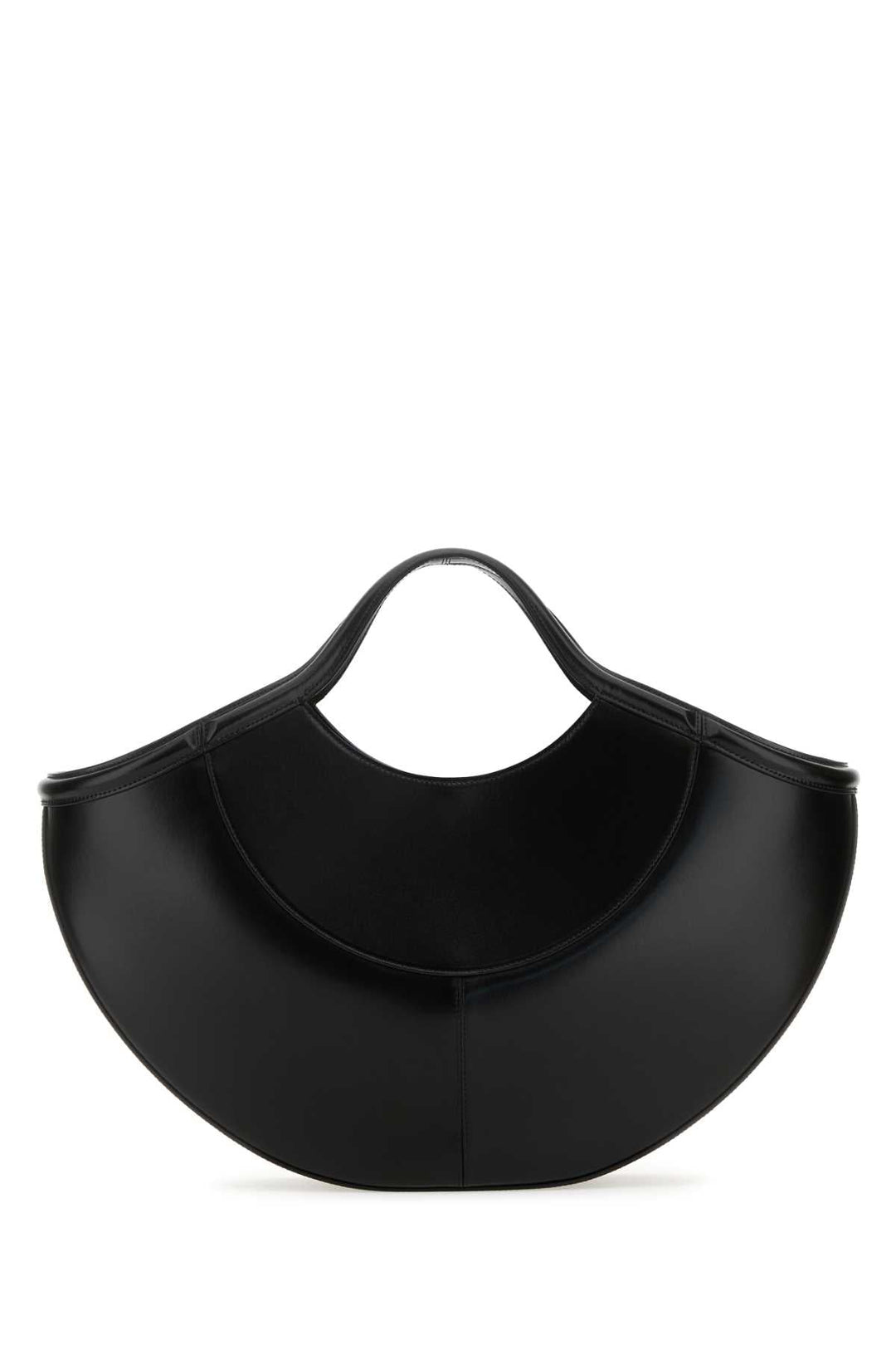 Alexander Mcqueen Women Black Leather The Cove Shopping Bag