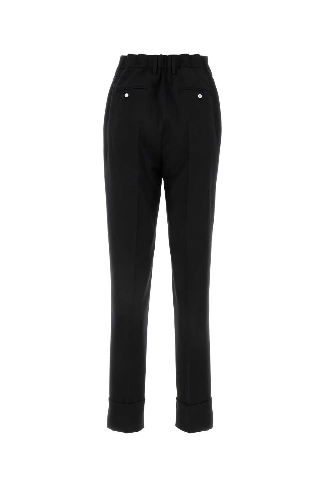 Prada Women Black Wool Blend Pant