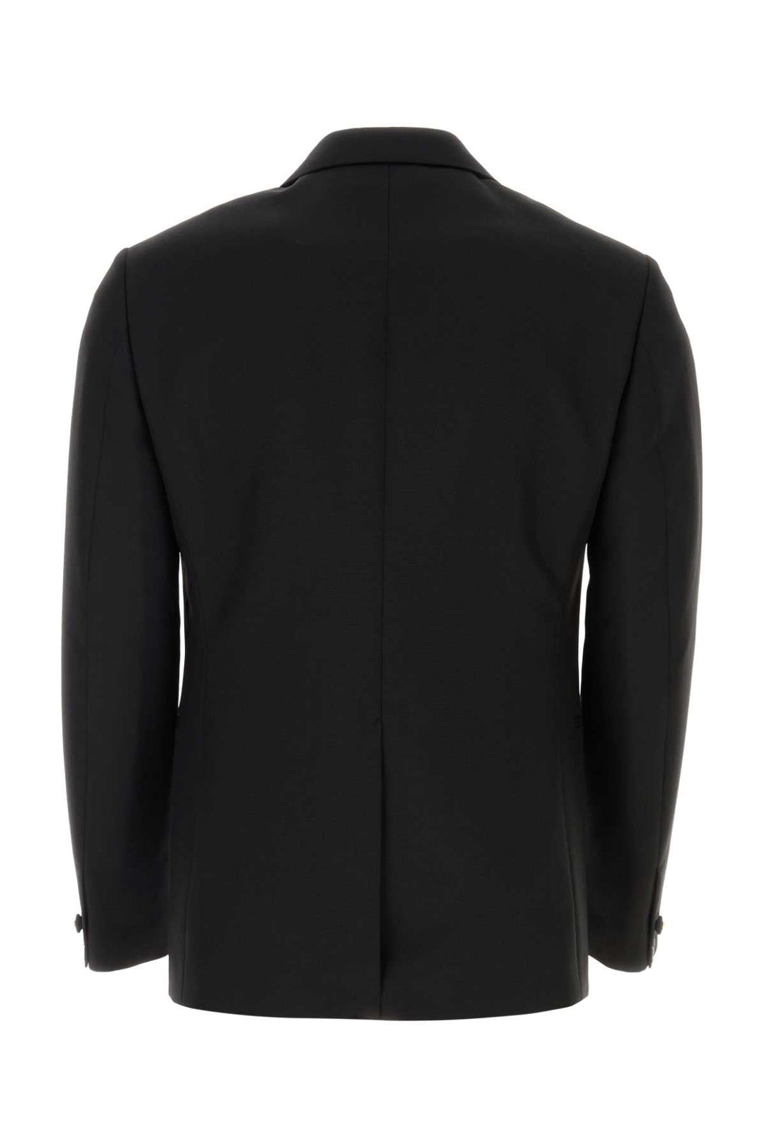 Versace Men Black Wool Blend Blazer