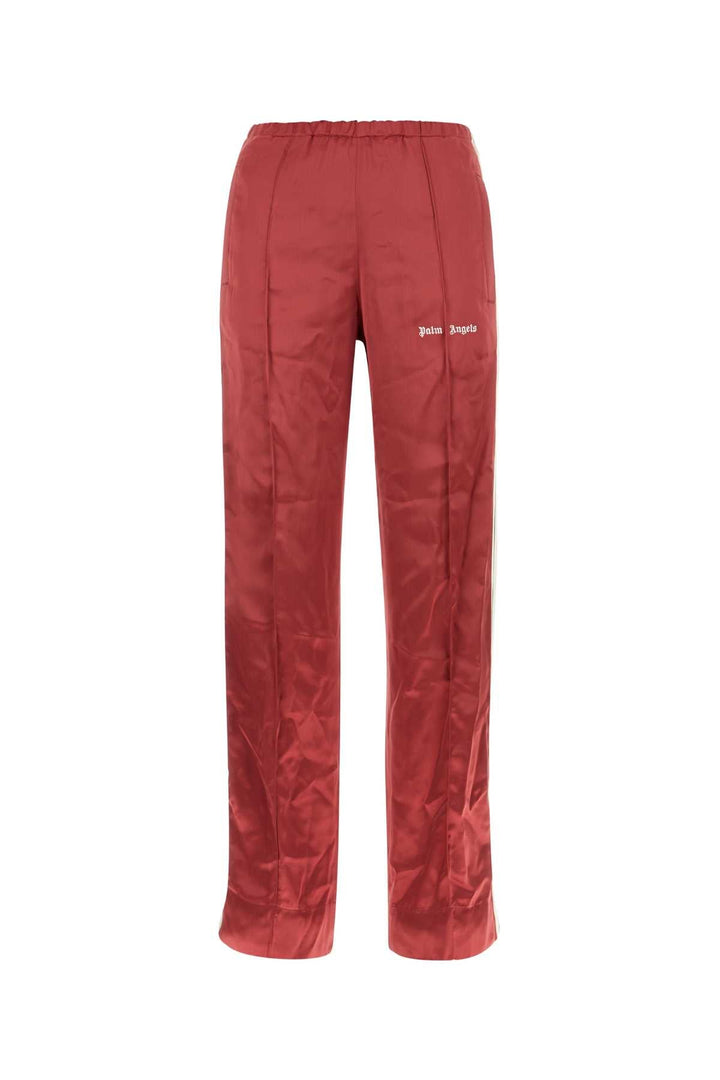 Palm Angels Women Tyrian Purple Viscose Pant