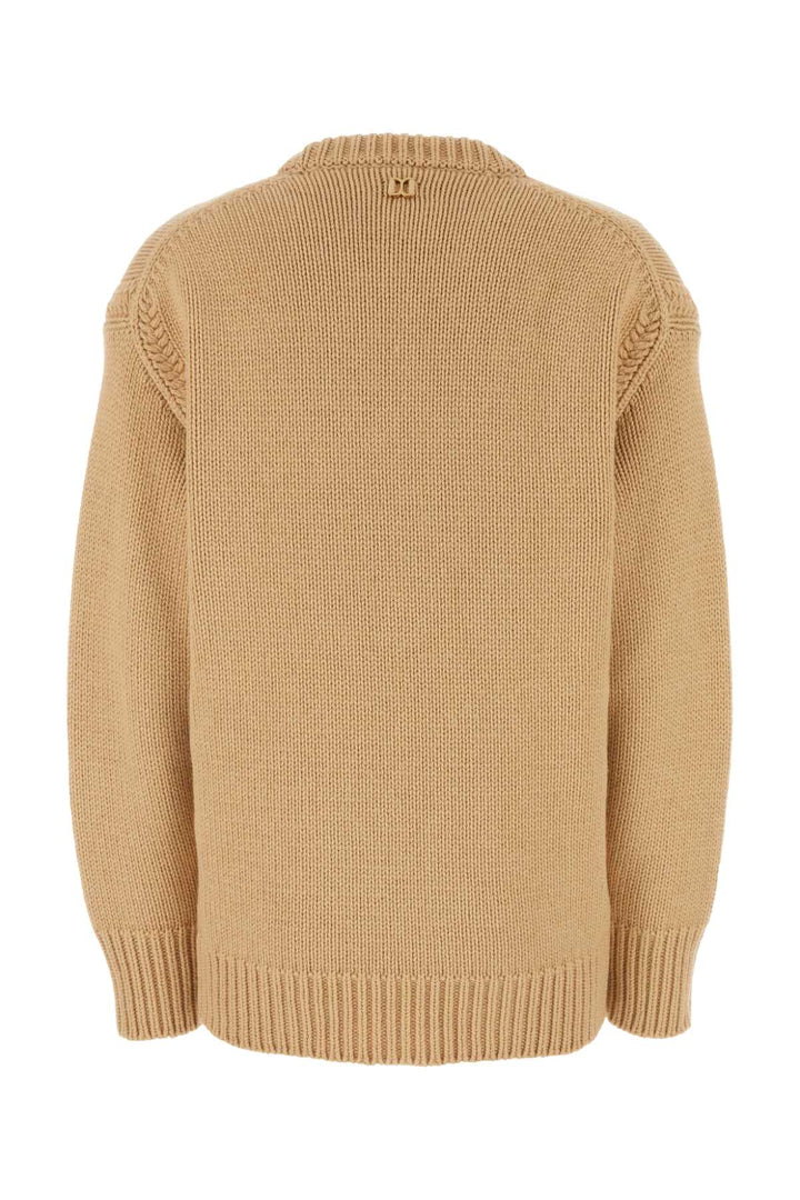 Chloe Women Skin Pink Cashmere Blend Oversize Sweater