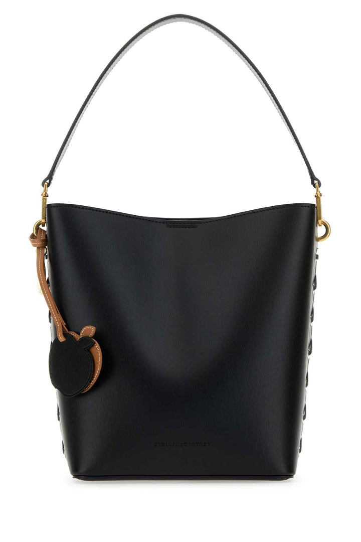 Stella Mccartney Women Black Alter Mat Frayme Bucket Bag