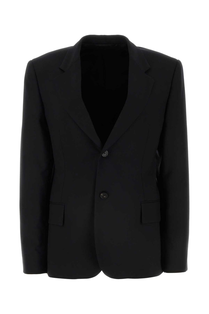 Balenciaga Women Black Wool Blazer