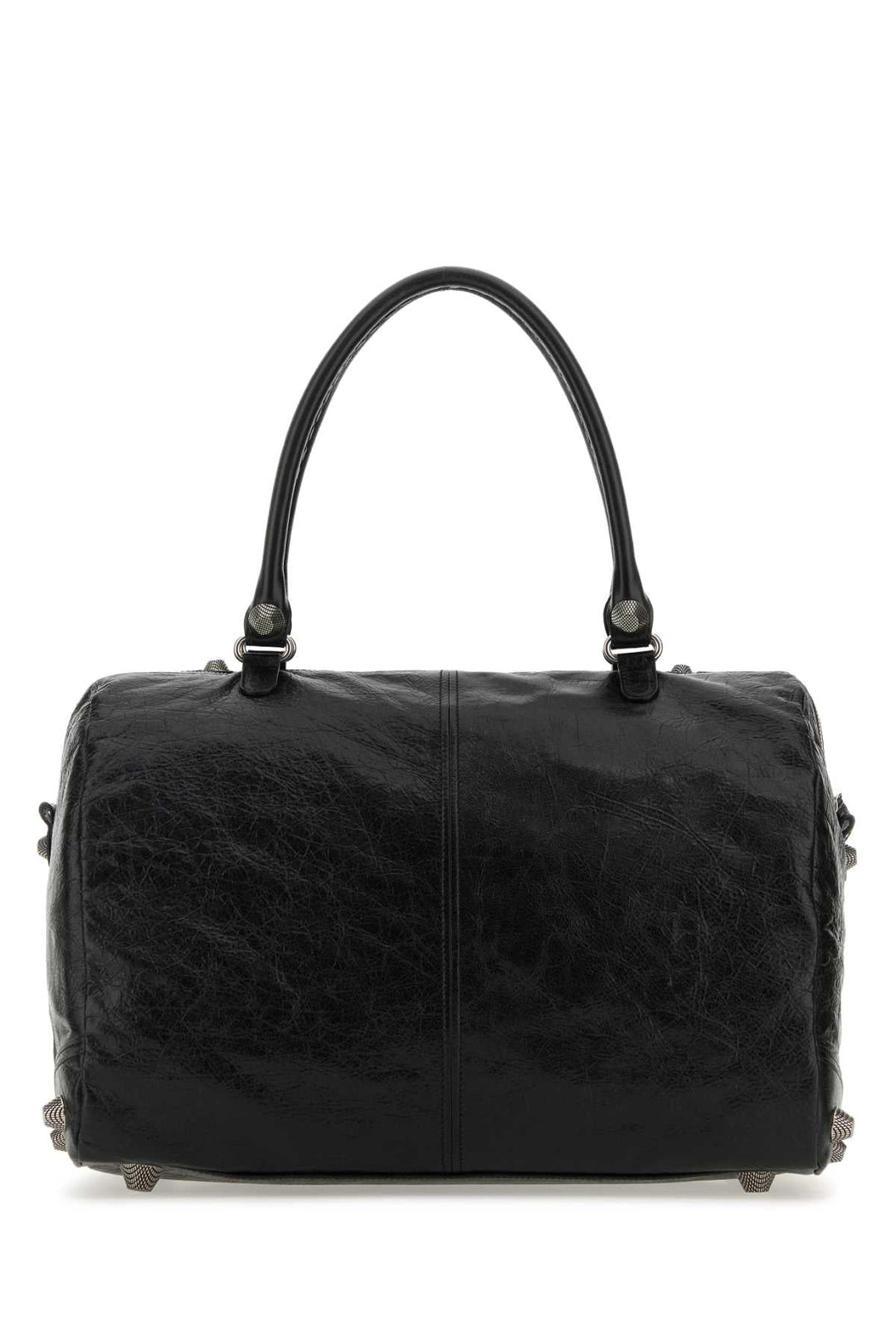 Balenciaga Men Black Nappa Leather Le Cagole Shopping Bag