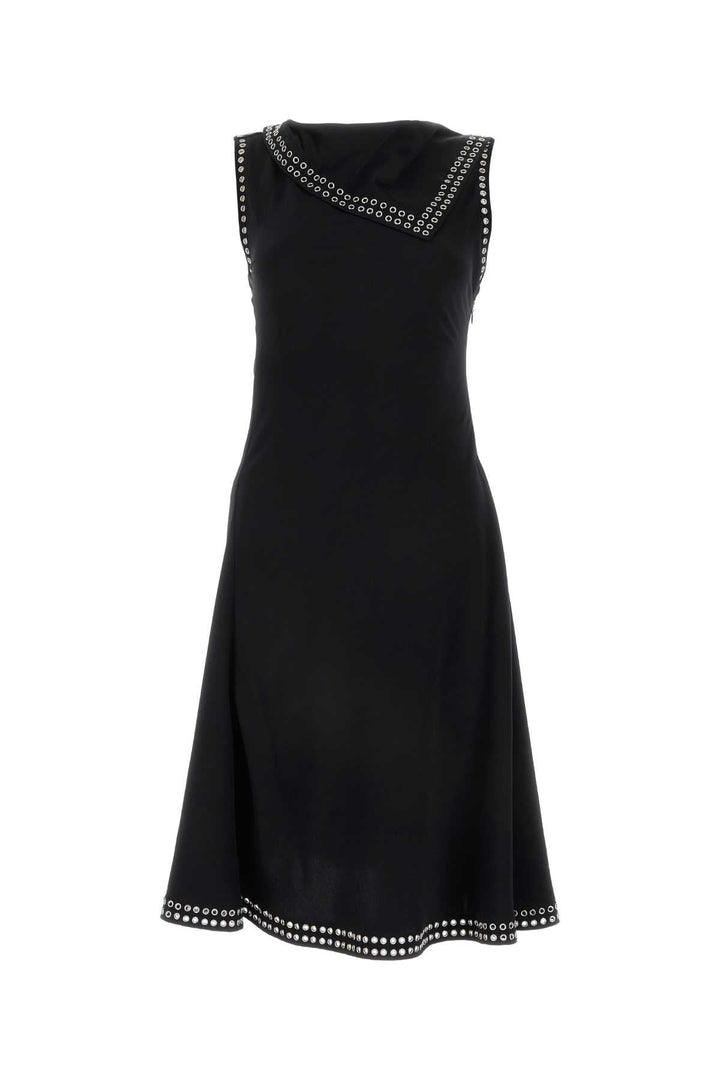 Burberry Women Black Satin Dress