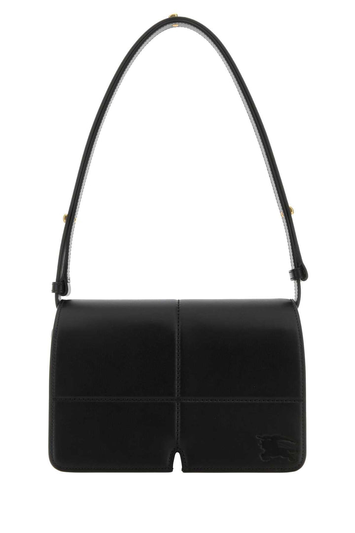 Burberry Women Black Leather Snip Shoulder Bag
