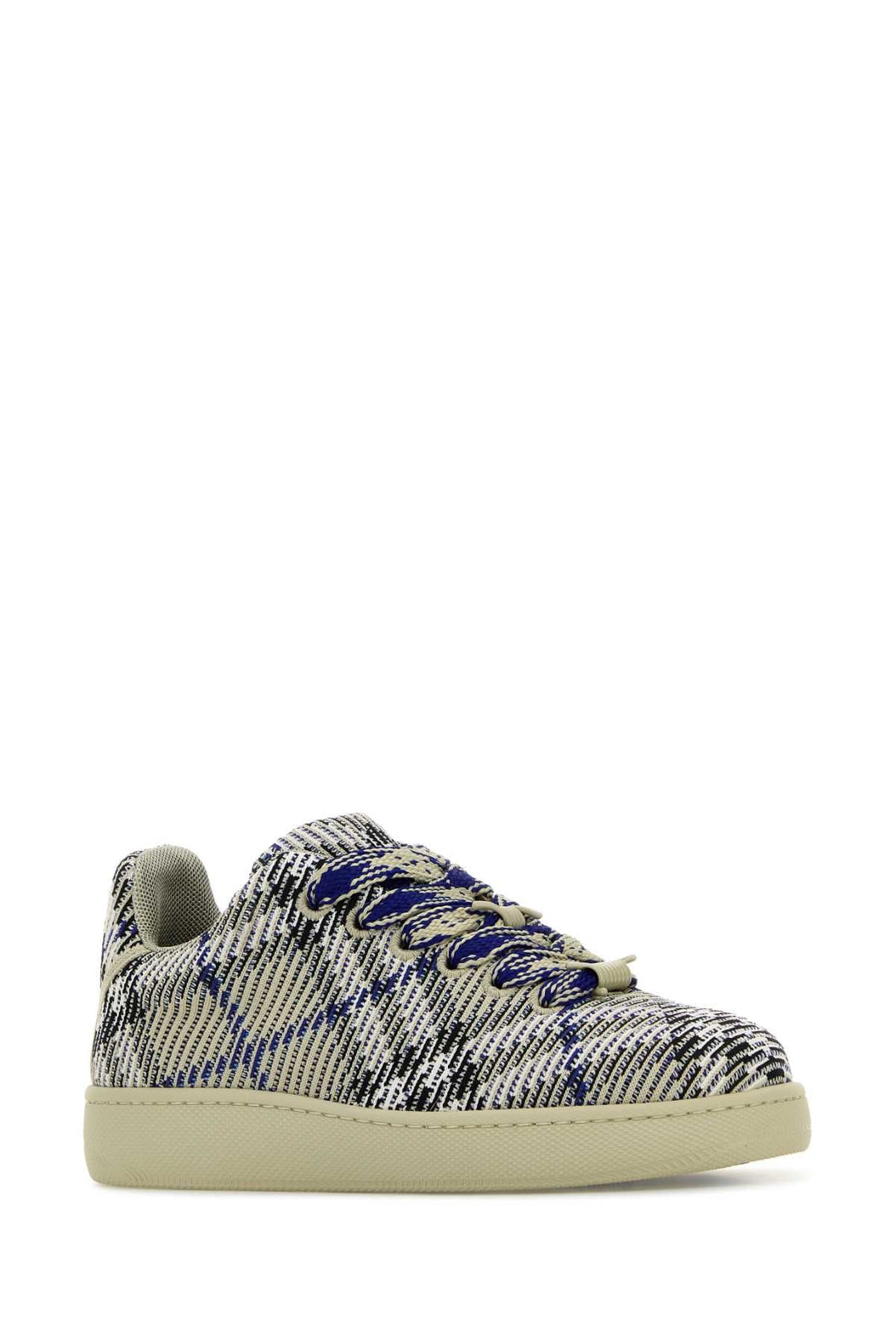 Burberry Men Embroidered Fabric Box Sneakers