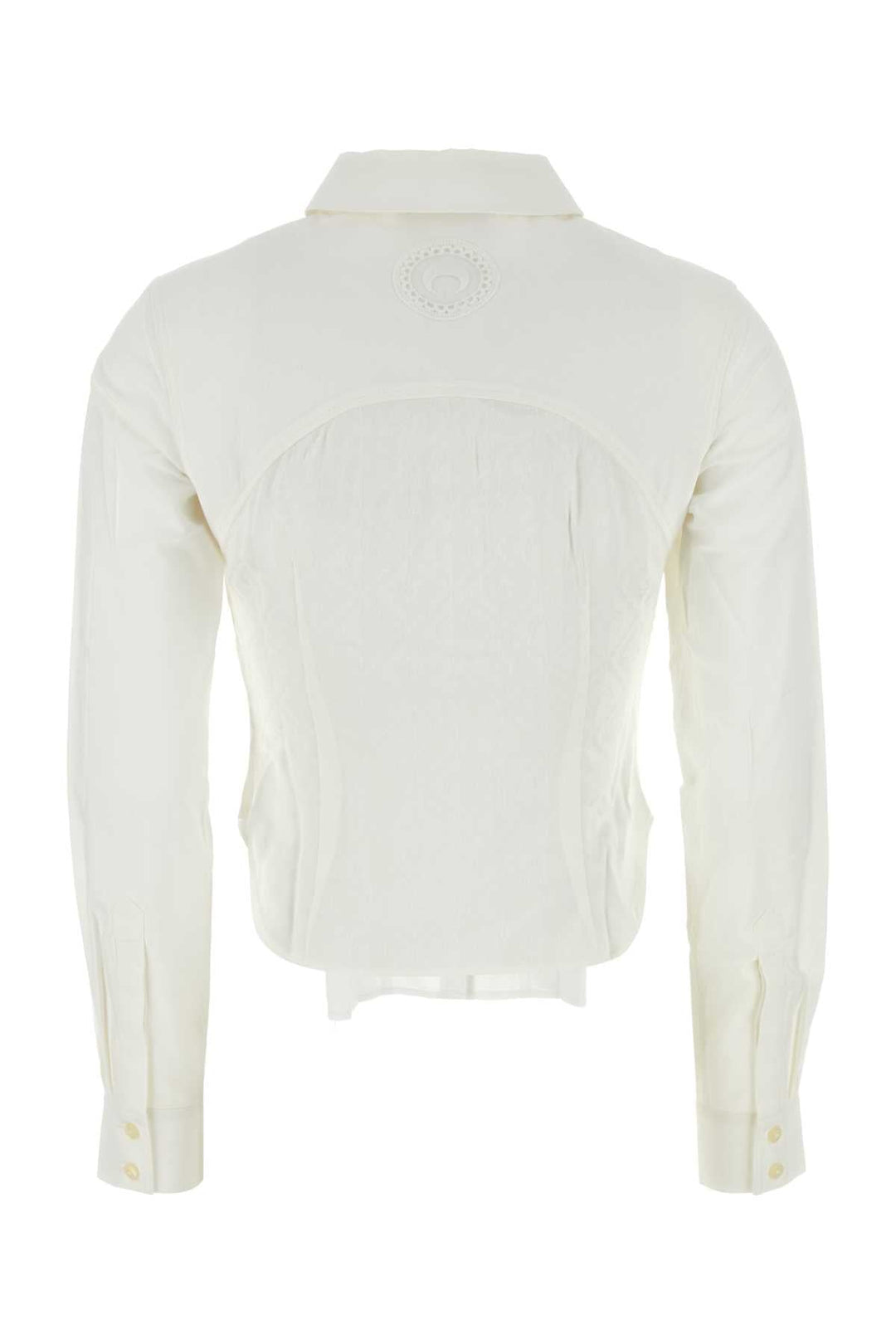 Marine Serre Women White Cotton Shirt