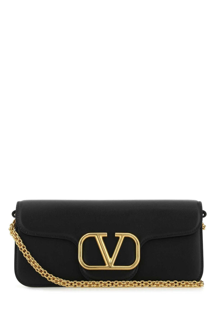 Valentino Garavani Women Black Leather Locã² Handbag