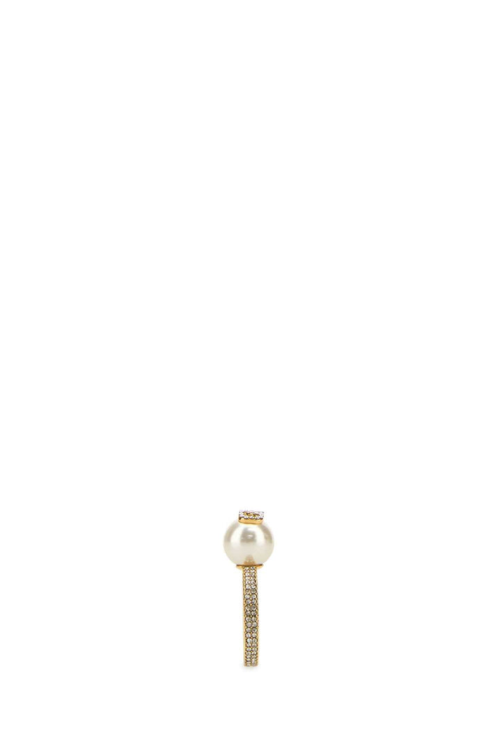 Valentino Garavani Women Gold Metal Vlogo Signature Ring