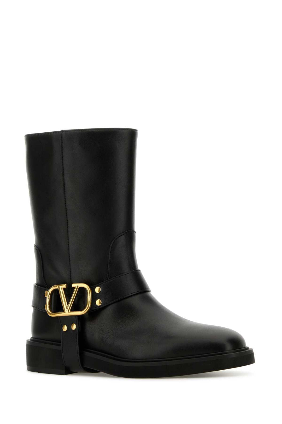Valentino Garavani Women Black Leather Boots