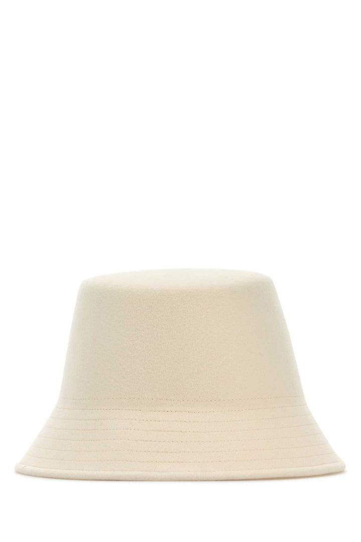 Valentino Garavani Women Ivory Felt Bucket Hat