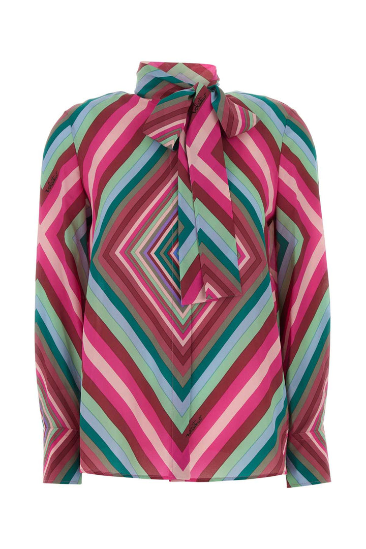 Valentino Garavani Women Printed Crepe Shirt