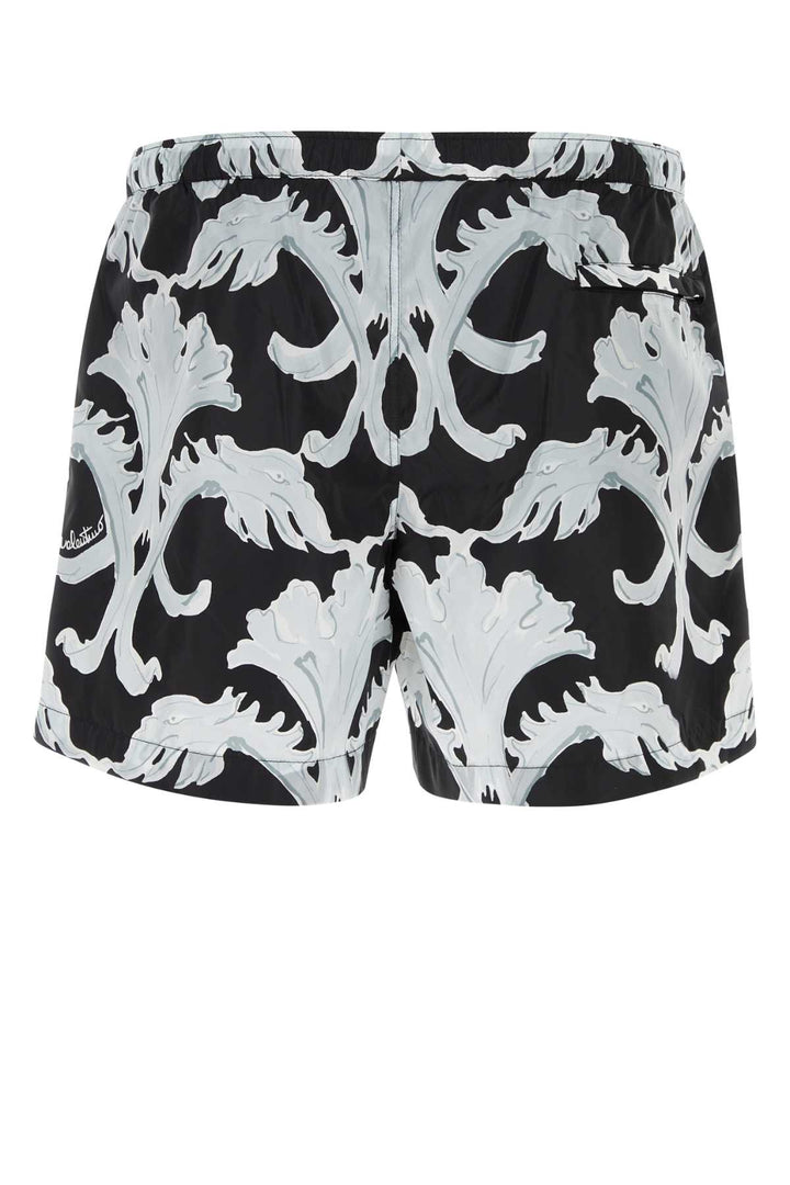 Valentino Garavani Men Printed Nylon Swimming Shorts