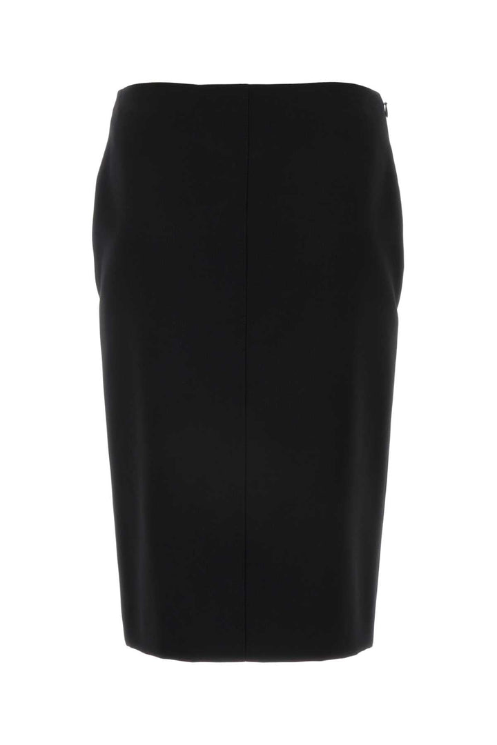 Givenchy Women Black Wool Skirt