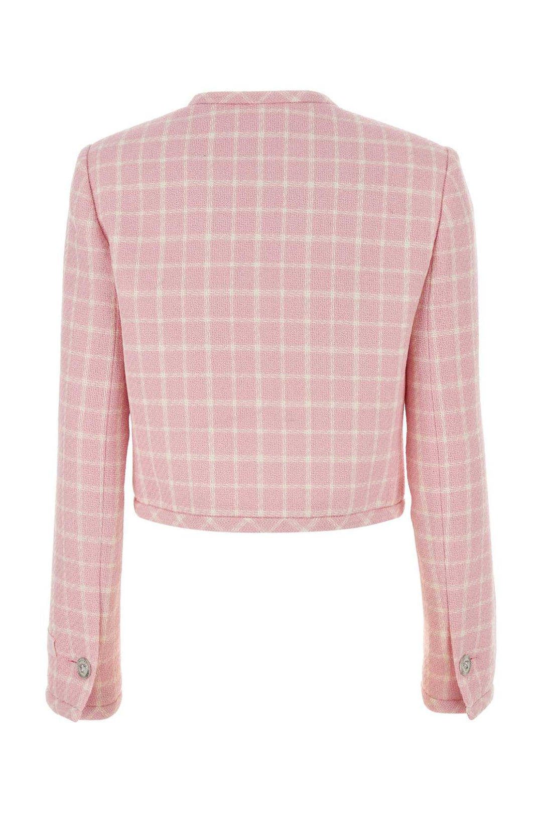 Versace Women Embroidered Tweed Blazer