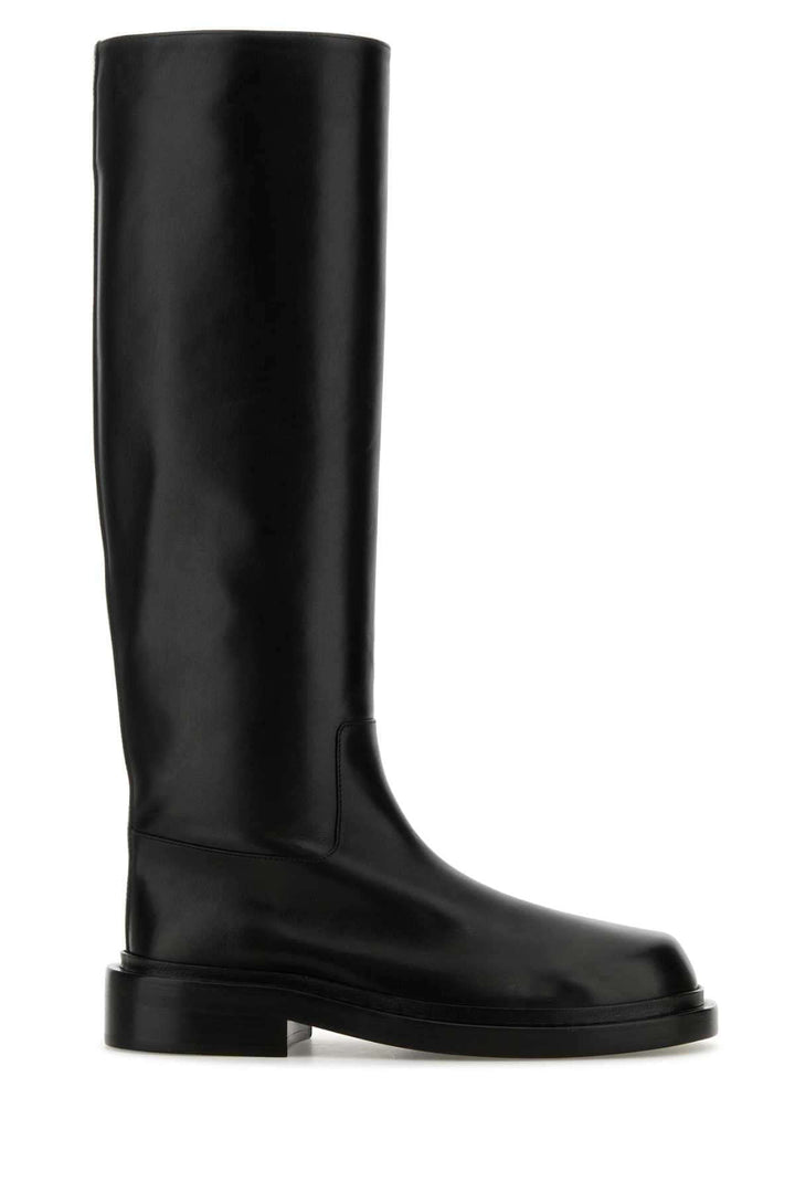 Jil Sander Women Black Leather Boots
