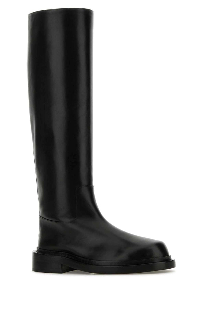 Jil Sander Women Black Leather Boots