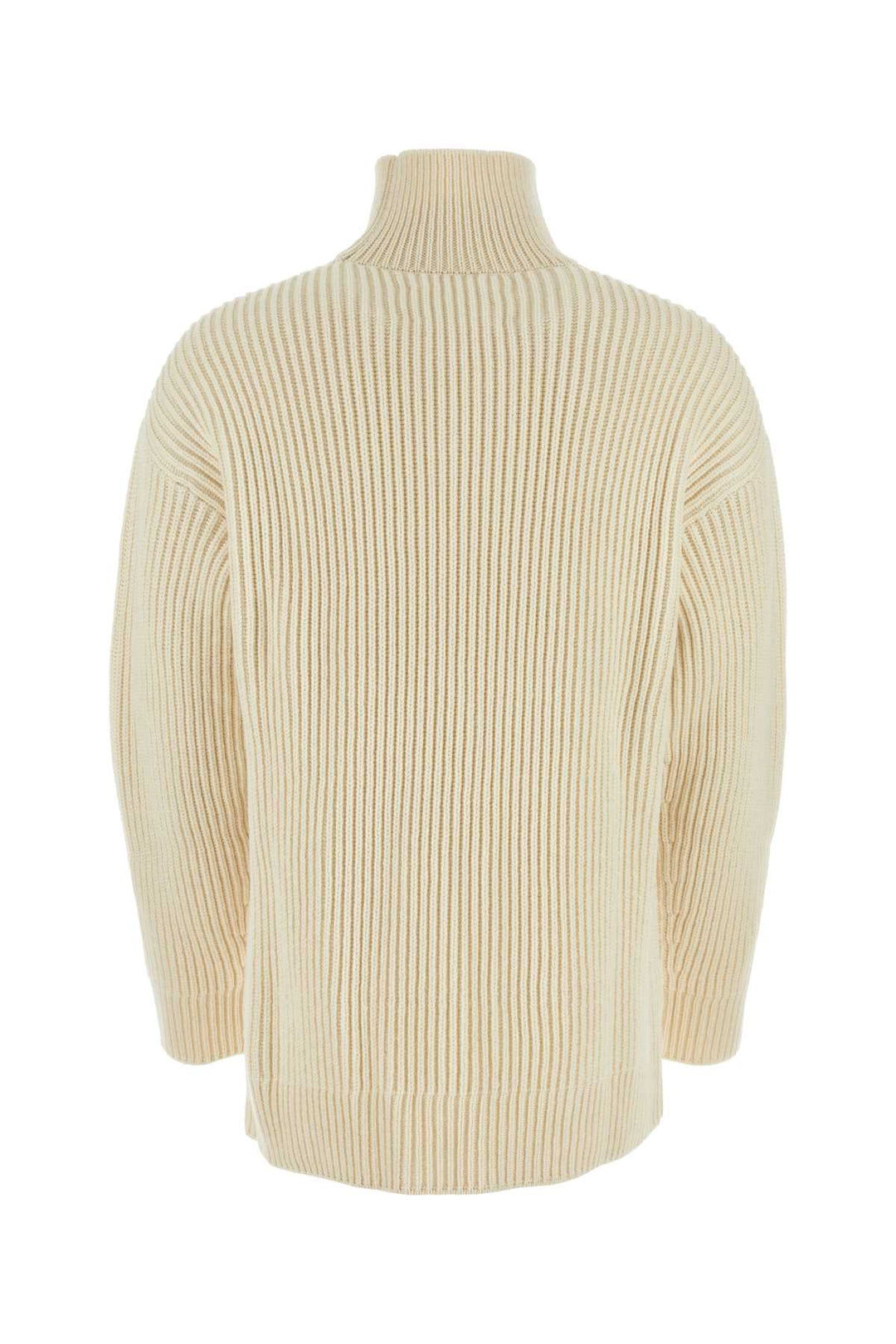 Jil Sander Men Ivory Wool Sweater