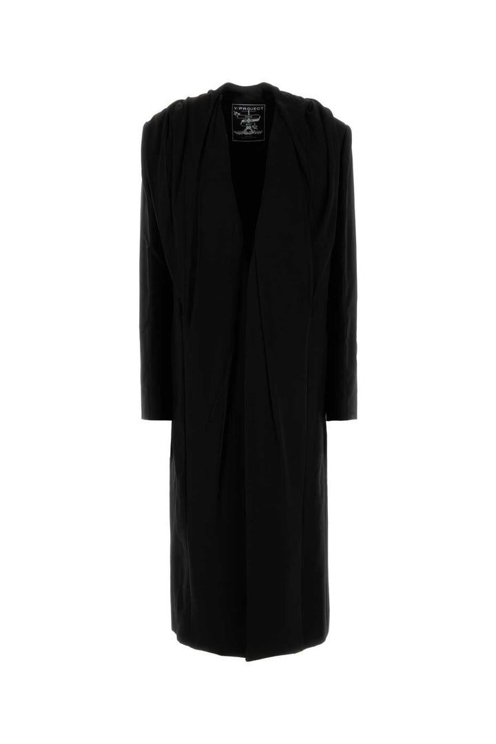 Y Project Women Black Cotton Coat
