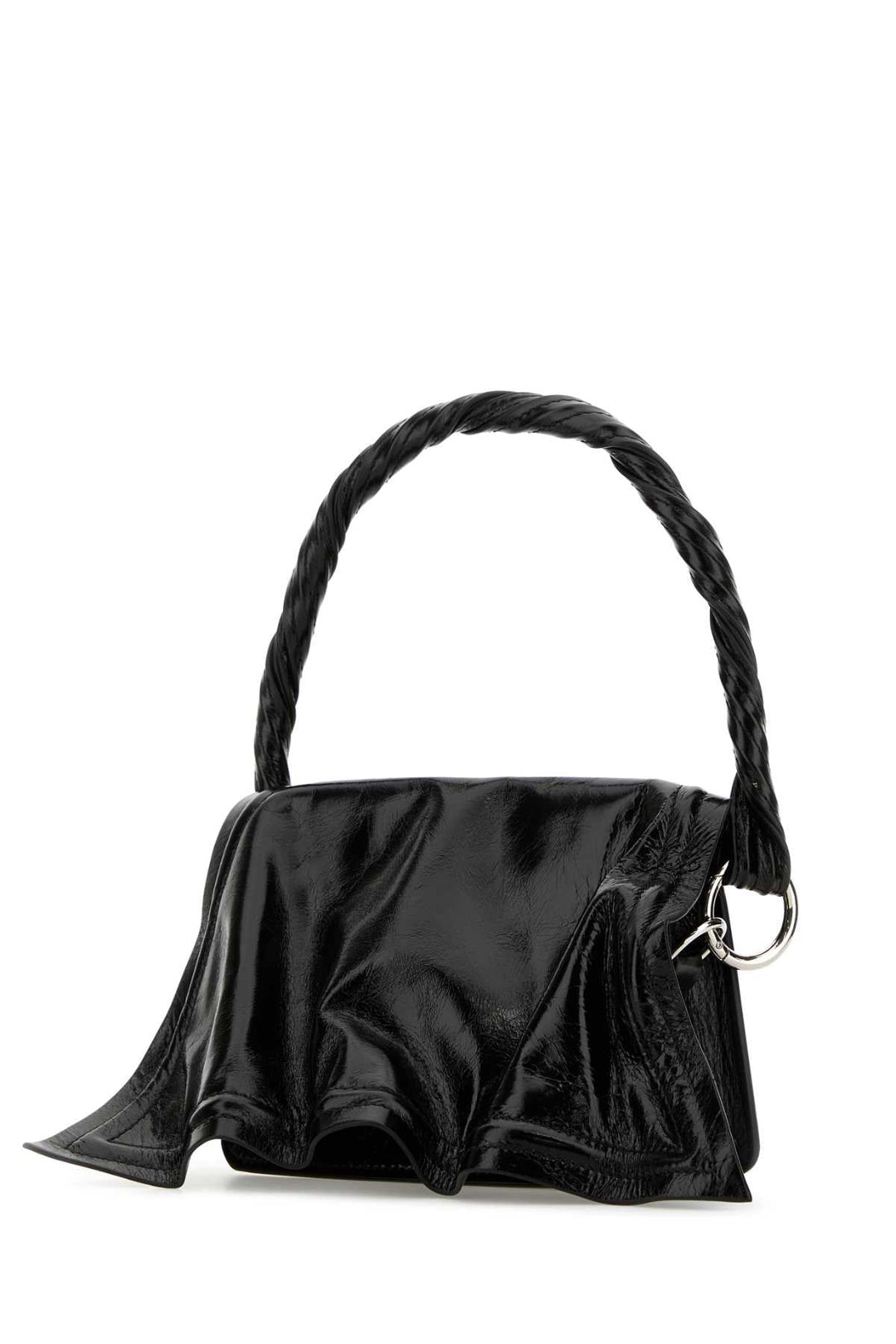 Y Project Women Black Leather Handbag