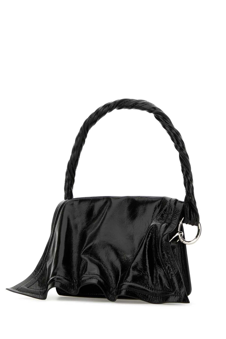 Y Project Women Black Leather Handbag