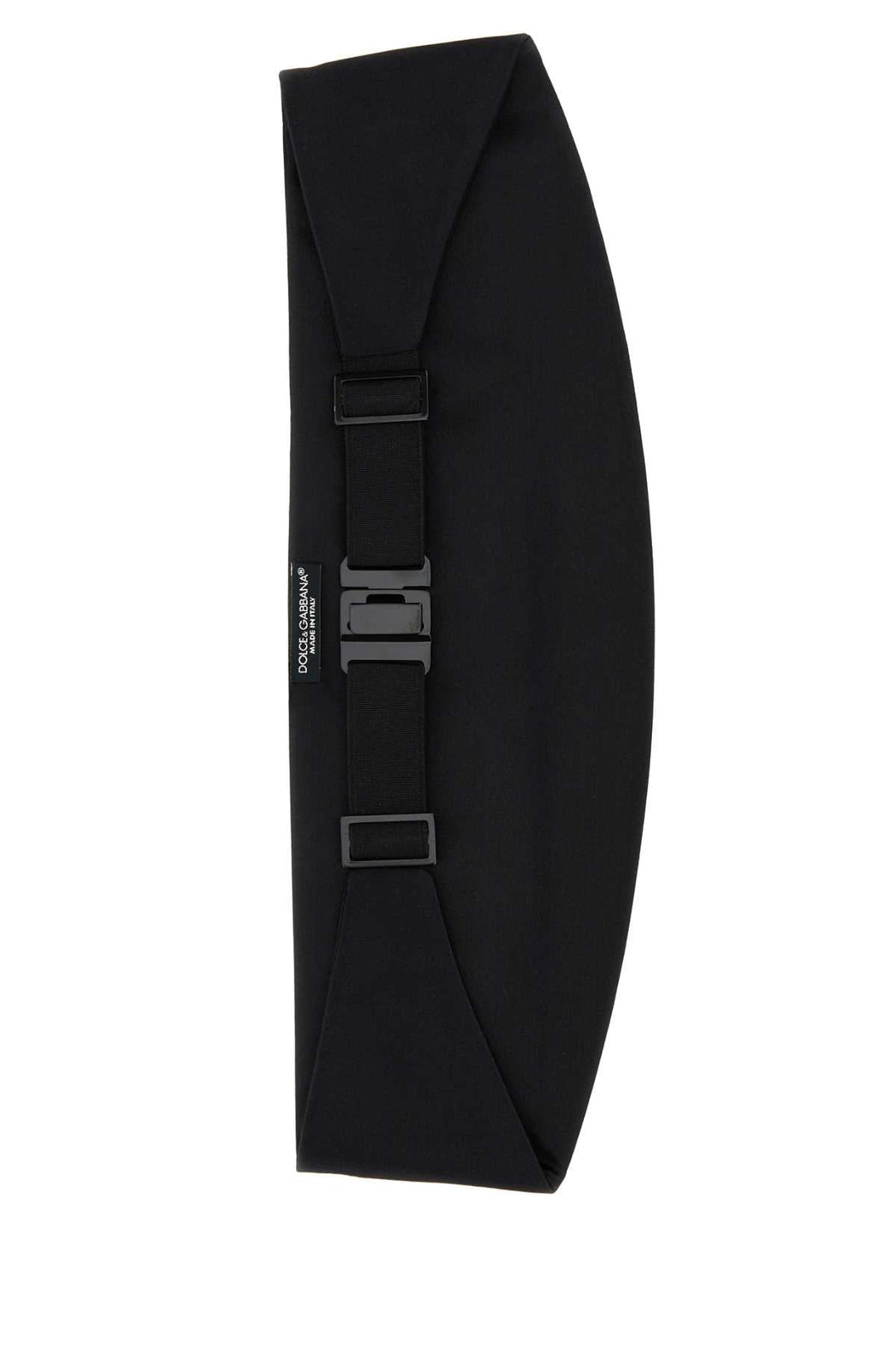 Dolce & Gabbana Women Black Satin Smoking Band