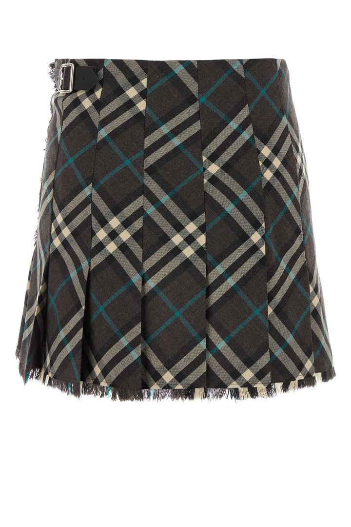 Burberry Women Embroidered Polyester Blend Mini Skirt