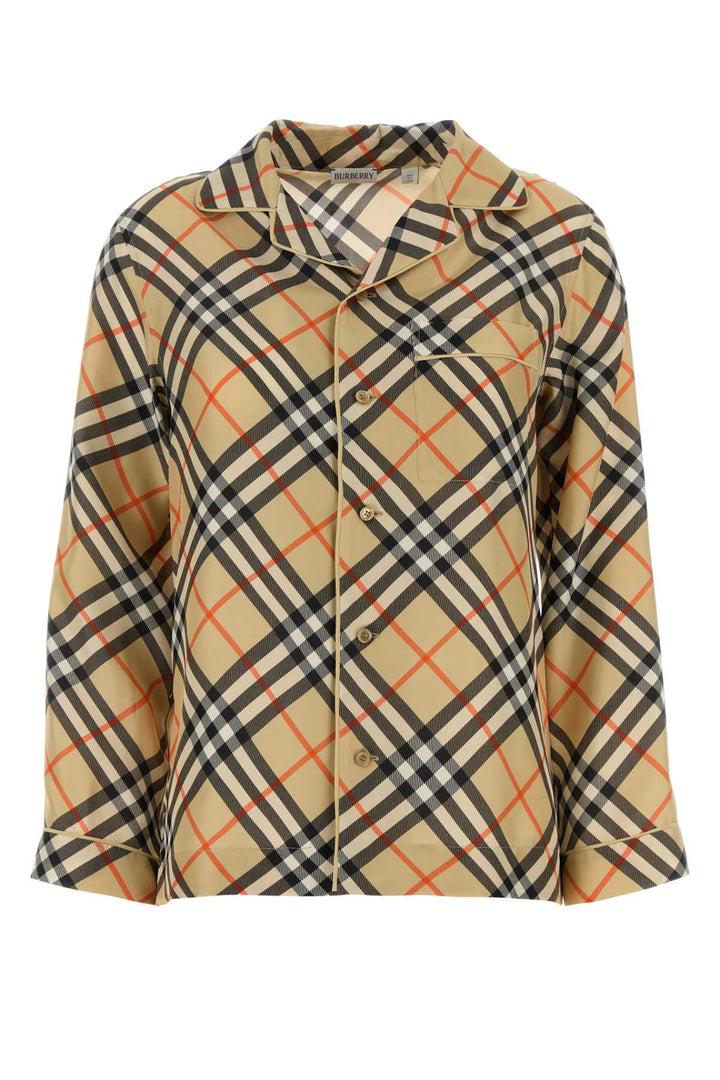 Burberry Women Embroidered Silk Shirt