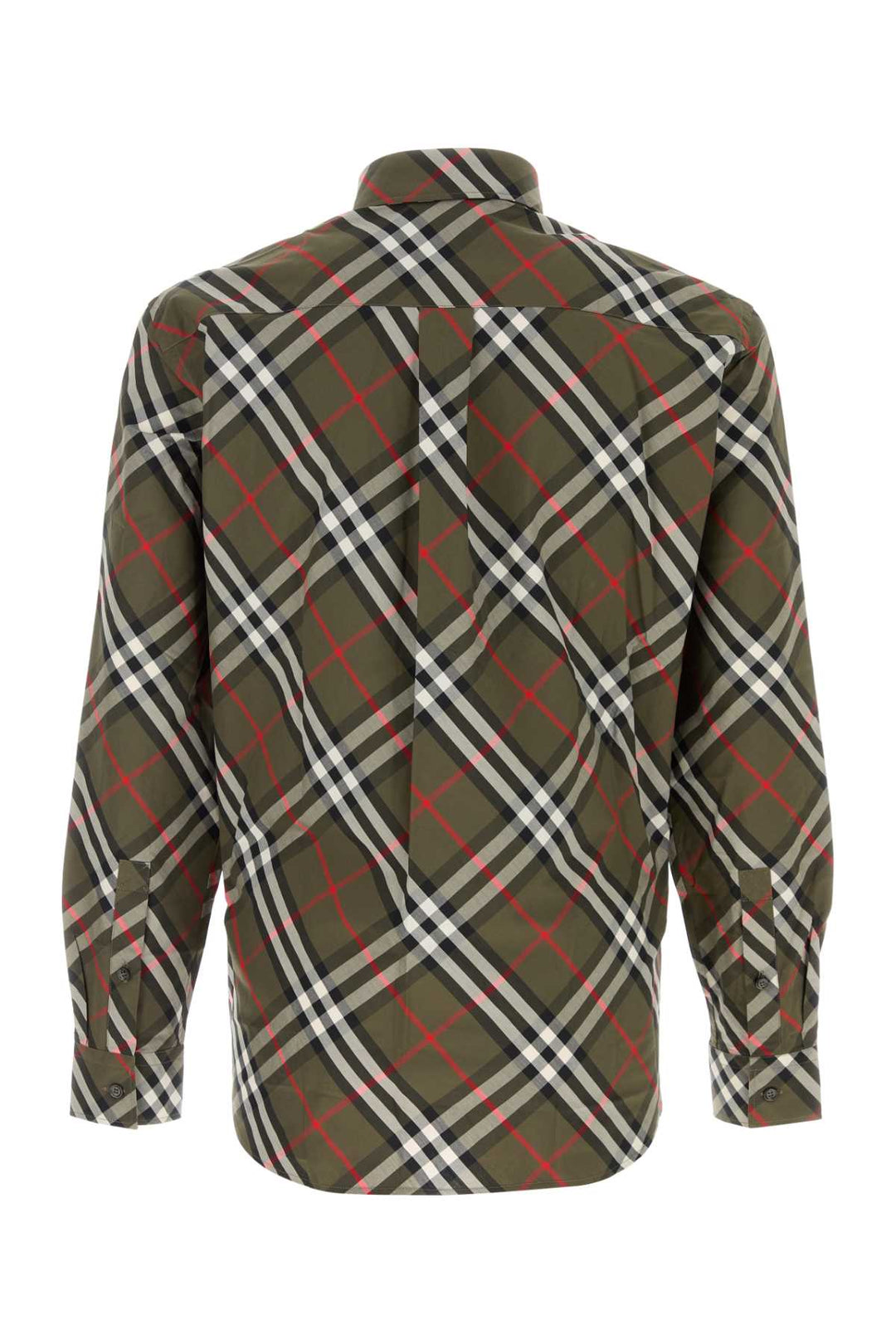 Burberry Men Embroidered Poplin Shirt