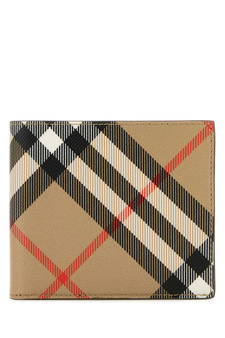 Burberry Men Printed E-Canvas Wallet