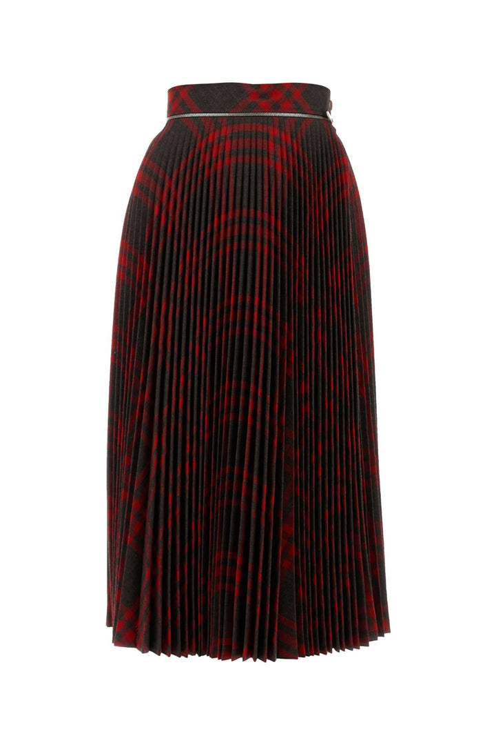 Burberry Women Embroidered Jersey Skirt