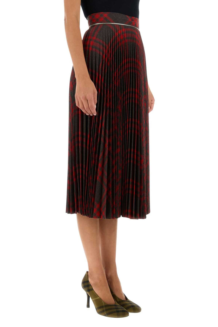 Burberry Women Embroidered Jersey Skirt