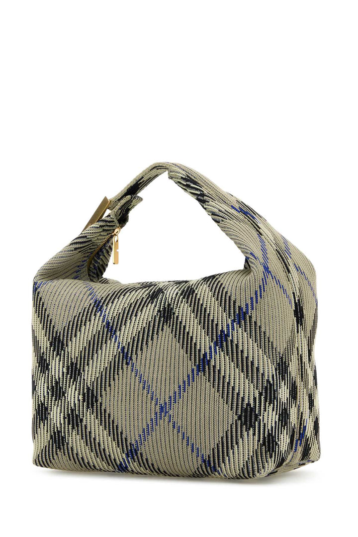 Burberry Women Embroidered Nylon Medium Peg Handbag