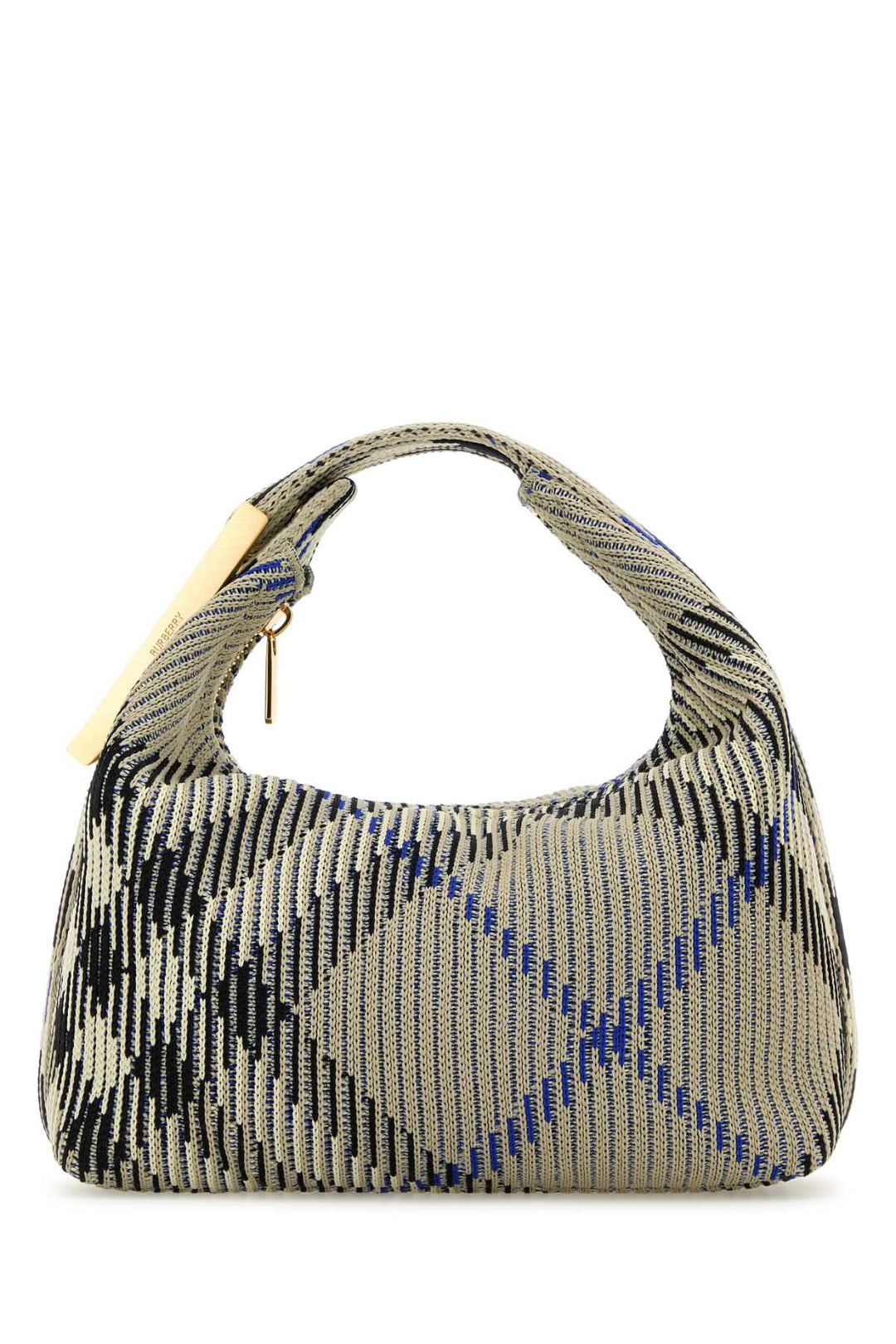 Burberry Women Embroidered Nylon Mini Peg Handbag