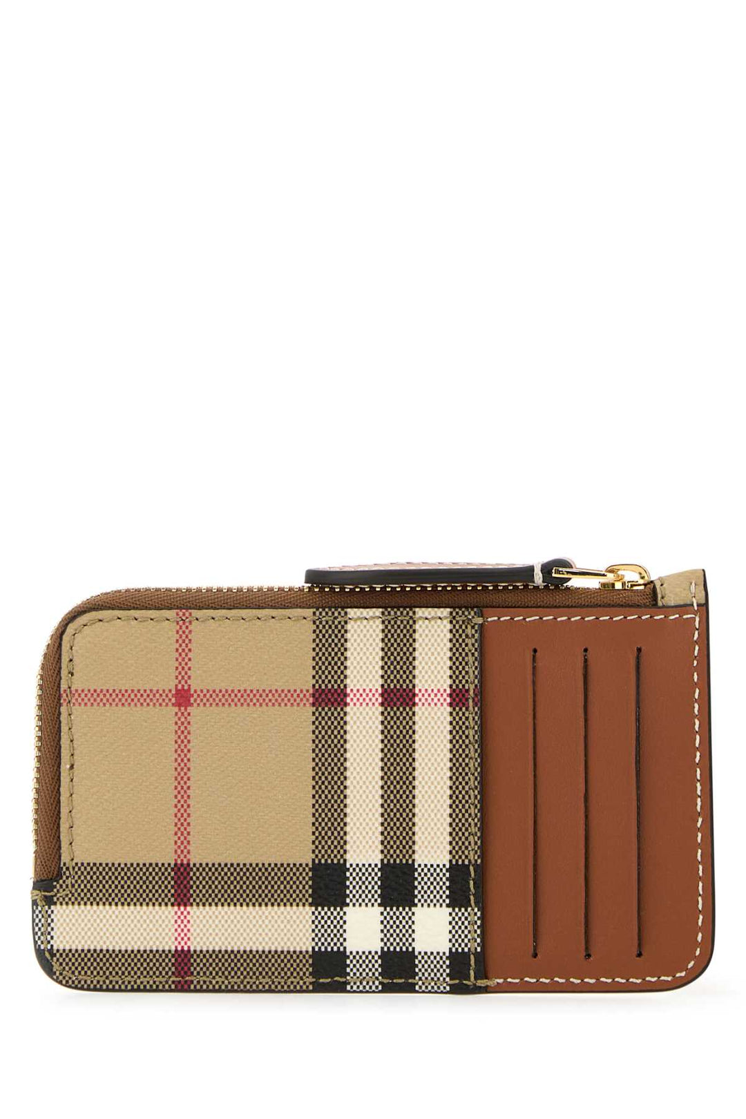 Burberry Women Printed E-Canvas Card Holderâ