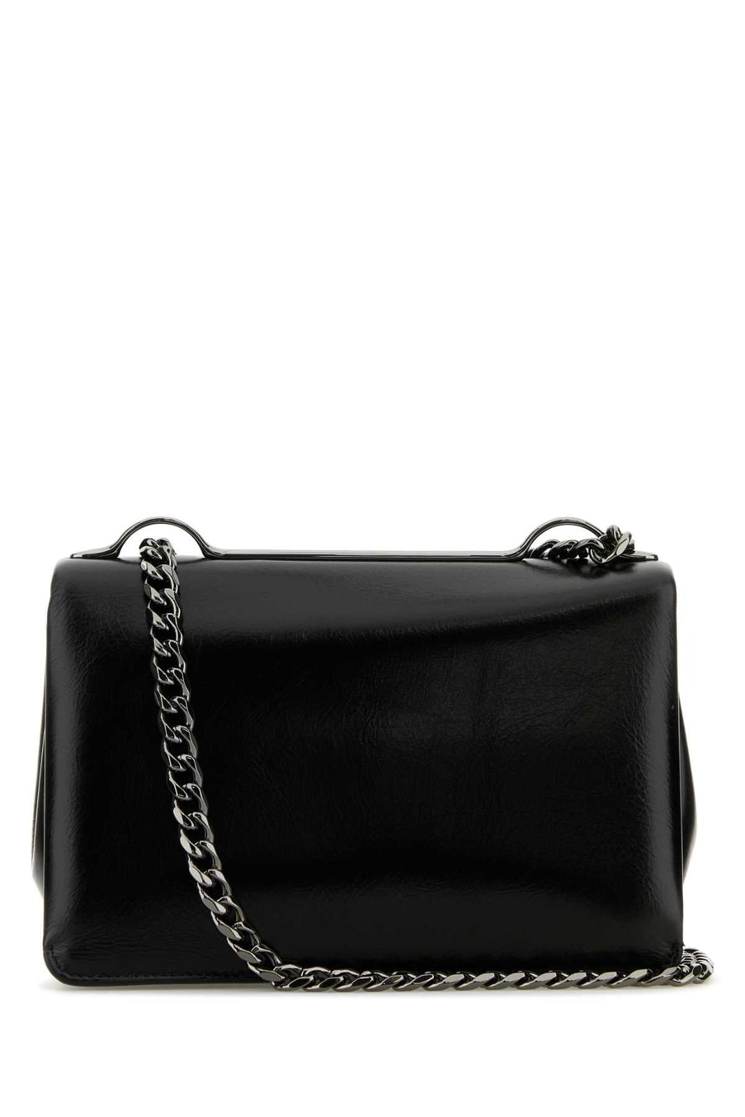 Valentino Garavani Women Black Leather Small Vlogo Shoulder Bag